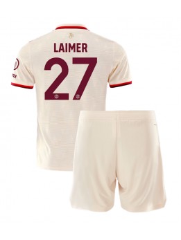 Bayern Munich Konrad Laimer #27 Replika Tredje Kläder Barn 2024-25 Kortärmad (+ byxor)